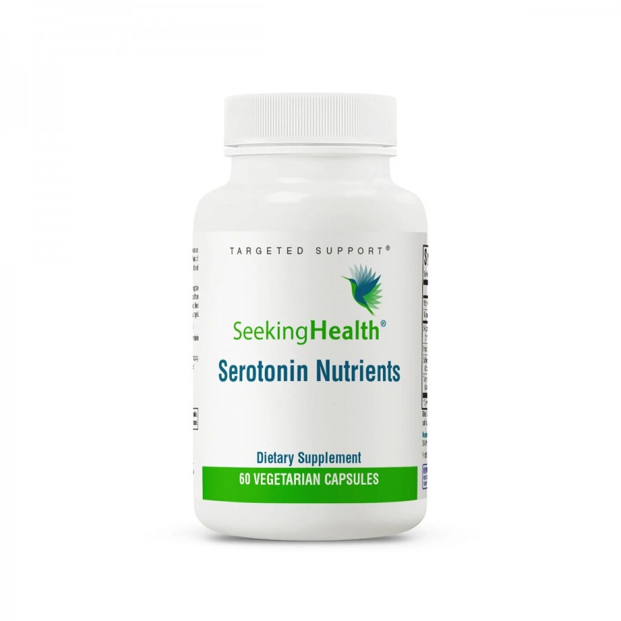 Повышение серотонина, Serotonin Nutrients, Seeking Health, 60 вегетарианских капсул