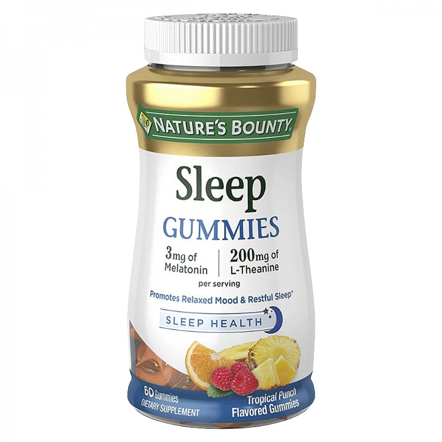 Комплекс для сну, смак тропічного пуншу, Sleep Gummies, Nature's Bounty, 60 жувальних цукерок