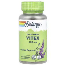 Вітекс, 400 мг, Vitex, Solaray, 100 вегетаріанських капсул