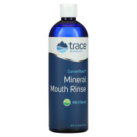 Минеральный ополаскиватель для рта, вкус мяты, ConcenTrace Mineral Mouth Rinse, Trace Minerals, 473 мл