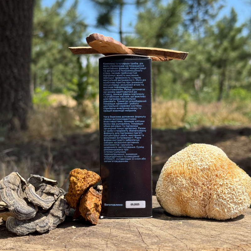 Комплекс рідких екстрактів MIND для розумової активності, "Лісовик", 50 мл