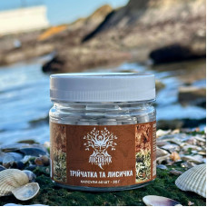 Тройчатка с лисичкой антипаразитарная по 0,5 г, "Лесовик", 60 капсул