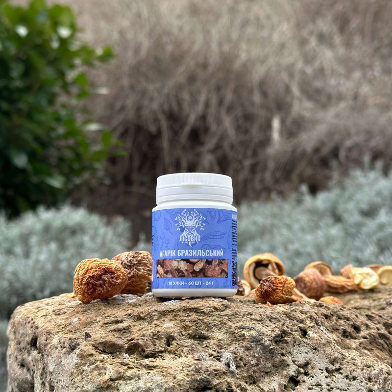 Агарик бразильский, "Лесовик", 60 таблеток по 0.4 г