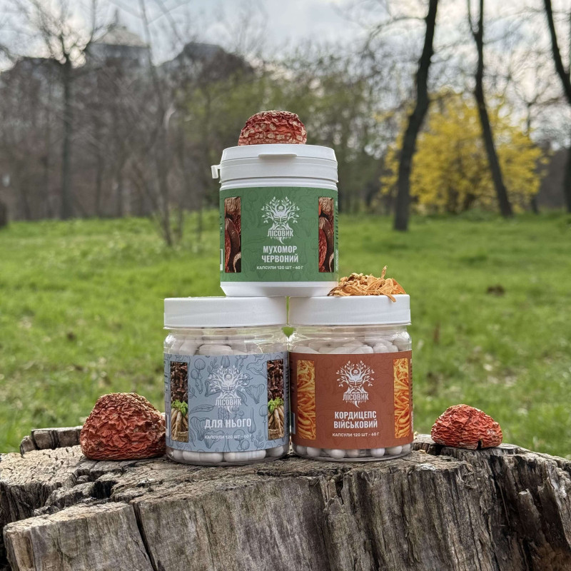 Курс MAN: Для чоловічої сили та здоров’я (2 місяці), "Лісовик", 360 капсул