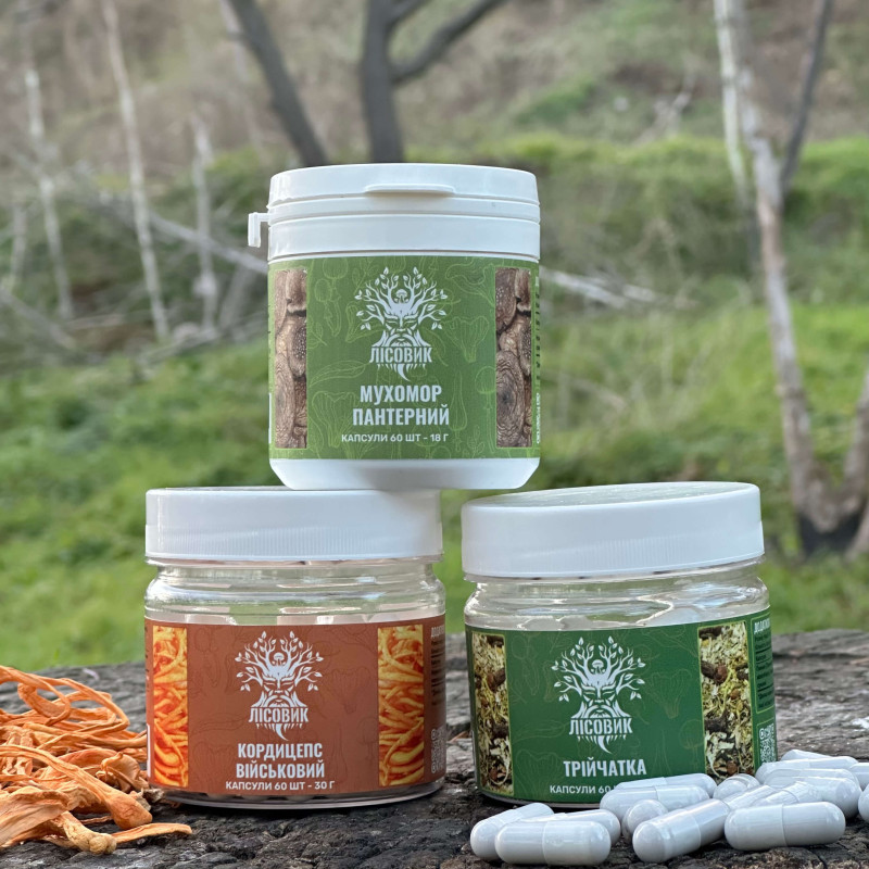 Курс Детокс: перезавантаження тіла та розуму (1 місяць), "Лісовик", 180 капсул