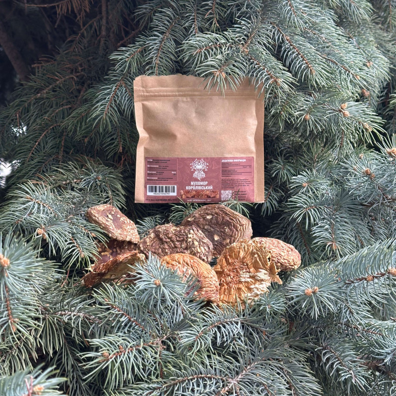 Шляпки королевского мухомора, "Лесовик", 25 грамм