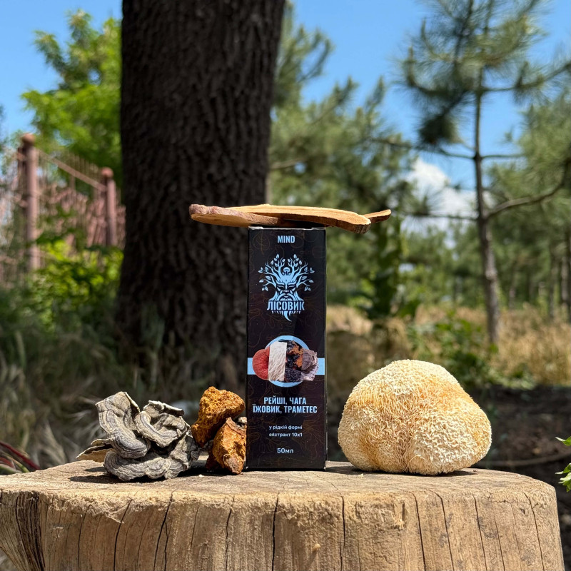 Комплекс рідких екстрактів MIND для розумової активності, "Лісовик", 50 мл