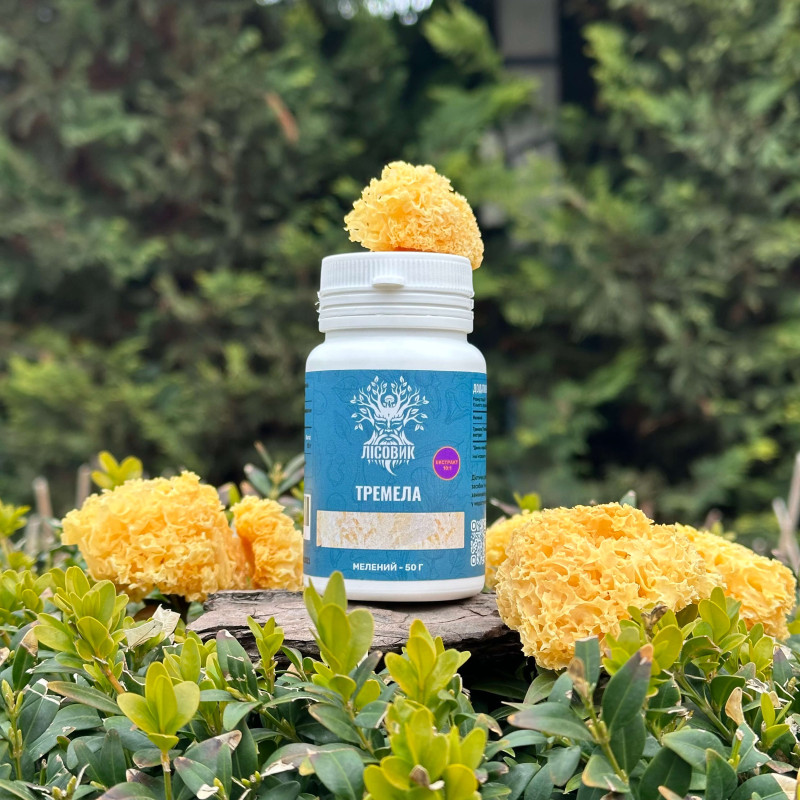 Тремела, екстракт 10:1, мелений, "Лісовик", 50 грам