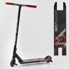 Самокат трюковий "Best Scooter. CRASH" (HIC-система, ПЕГИ, алюмінієвий диск і дека, колеса 110 мм PU, ширина керма - 57 см, в коробці)