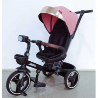 Велосипед 9155 / 388-69 BestTrike Marco (1) поворотне сидіння, складне кермо, колеса з прогумованим PU, кошик, телескопічна ручка, фара музична