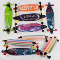 Скейт-лонгборд Best Board C 32023, 97×22 см, канадський клен, PU колеса, ABEC-11