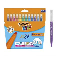 BIC Фломастери Kid Coleour XL, 12 кольорів, 12шт.
