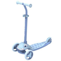 Самокат трехколесный Best Scoote (голубой)