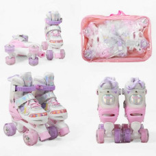 Ролики, розмір 33-35, (рожевий)