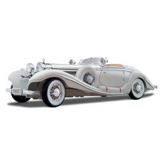 Автомодель в масштабі 1:18 Mercedes-Benz 500 K Typ Specialroadster (1936) Macharadga білий