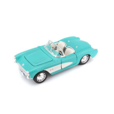Автомодель в масштабе 1:24 - 1957 Chevrolet Corvette голубой