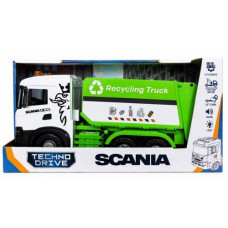 Автомодель серии Mid Truck – Мусоровоз Scania (свет, звук)