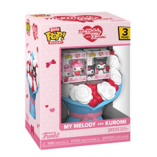 Набор игровых фигурок Bitty Pop! Bouquet серии Sanrio - Май Мелоди и Куроми
