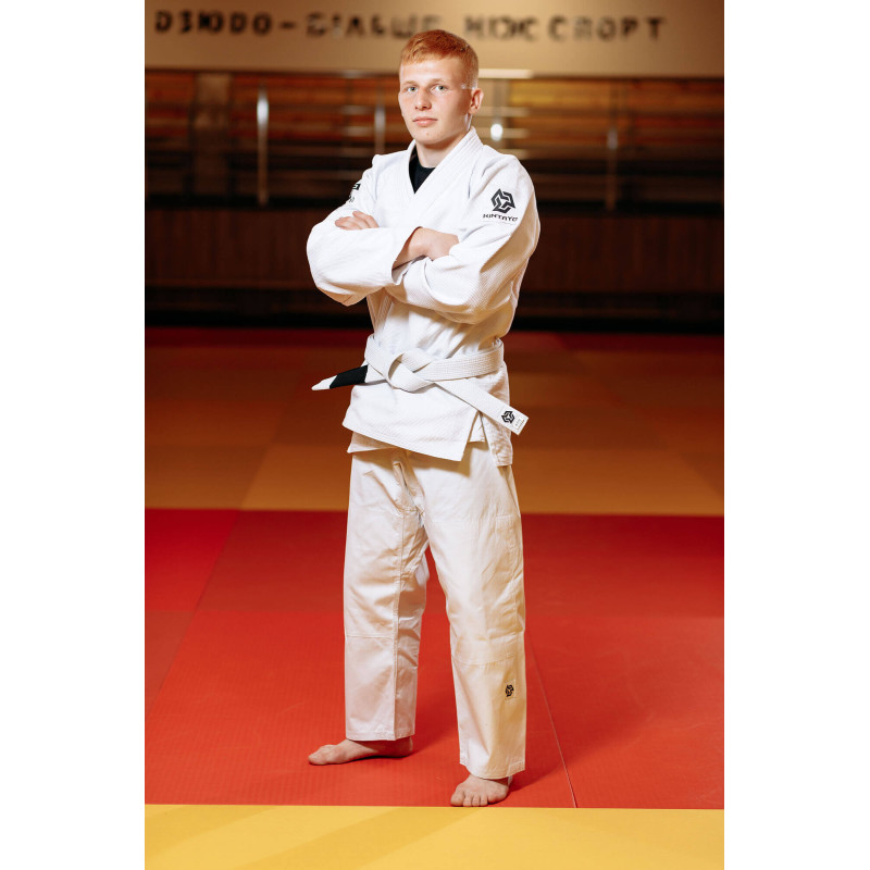 Кімоно для джиу - джитсу біле, TM "Kintayo", 160 зріст, щільність 450 гр/м.кв.