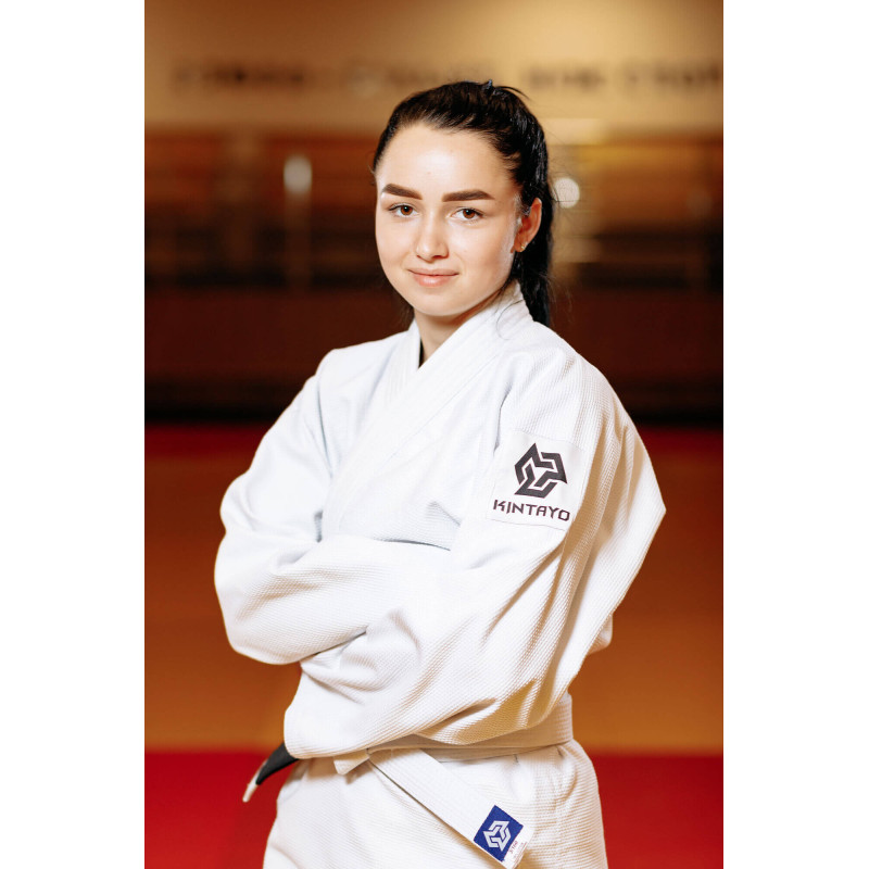 Кімоно для джиу - джитсу біле, TM "Kintayo", 160 зріст, щільність 450 гр/м.кв.