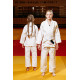 Белое детское кимоно для девочек, джиу-джитсу, TM BUDOGI, рост 150 см, плотность 350 гр/м.кв.