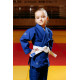 Синє дитяче кімоно для дівчаток, дзюдо, TM BUDOGI серія BEGINNER - оновлена модель, 110 розмір, щільність 400 гр/м.кв.