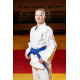 Біле кімоно для дівчат/жінок, айкідо, TM BUDOGI, зріст 150 см, щільність 500 гр/м.кв.