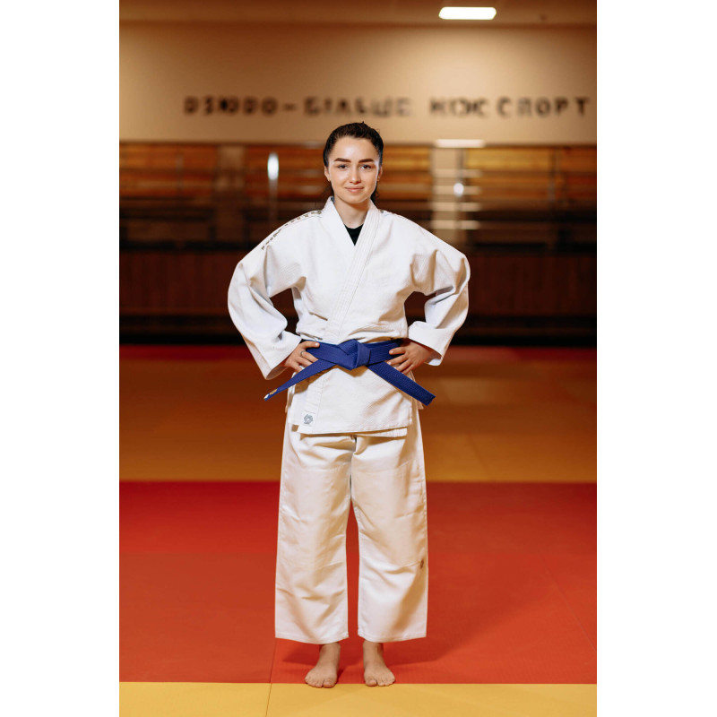 Кімоно для дзюдо біле, TM "Kintayo" Yuko, 190 зріст, щільність 450 гр/м.кв.
