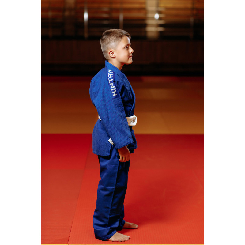 Кімоно для дзюдо синє, TM "Kintayo" Yuko, 120 зріст, щільність 450 гр/м.кв.