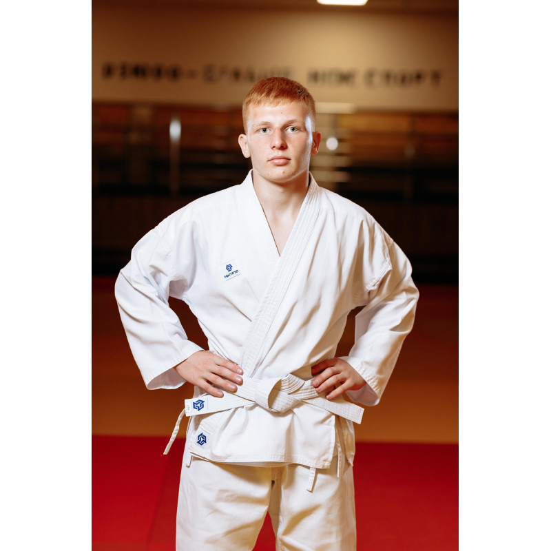 Кімоно для карате біле, TM "Kintayo" , 160 зріст, щільність 240 гр/м.кв.