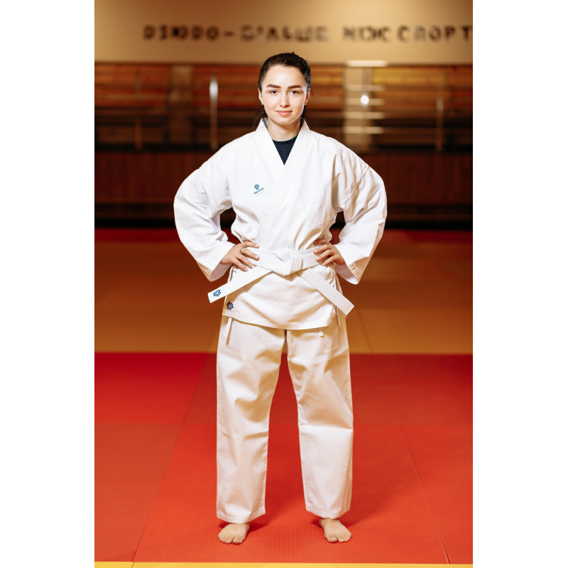 Кімоно для карате біле, TM "Kintayo" , 160 зріст, щільність 240 гр/м.кв.