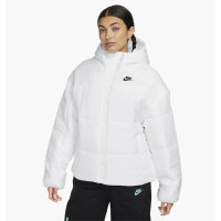 Куртка жіноча Nike Sportswear Classic Puffer Therma-Fit Loose Hooded Jacket (FB7672-100)