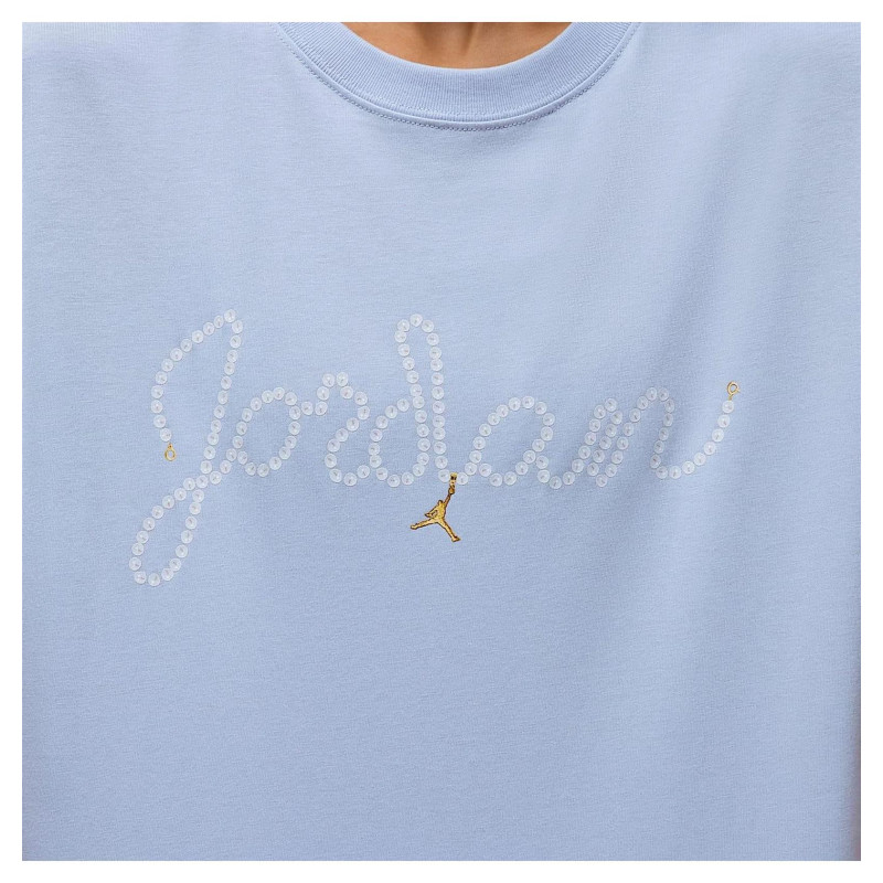 Футболка жіноча Jordan Jumpman Light Blue (HV0445-057)