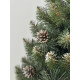 Ялинка із білим напиленням та шишками SNOWY CONE TREE