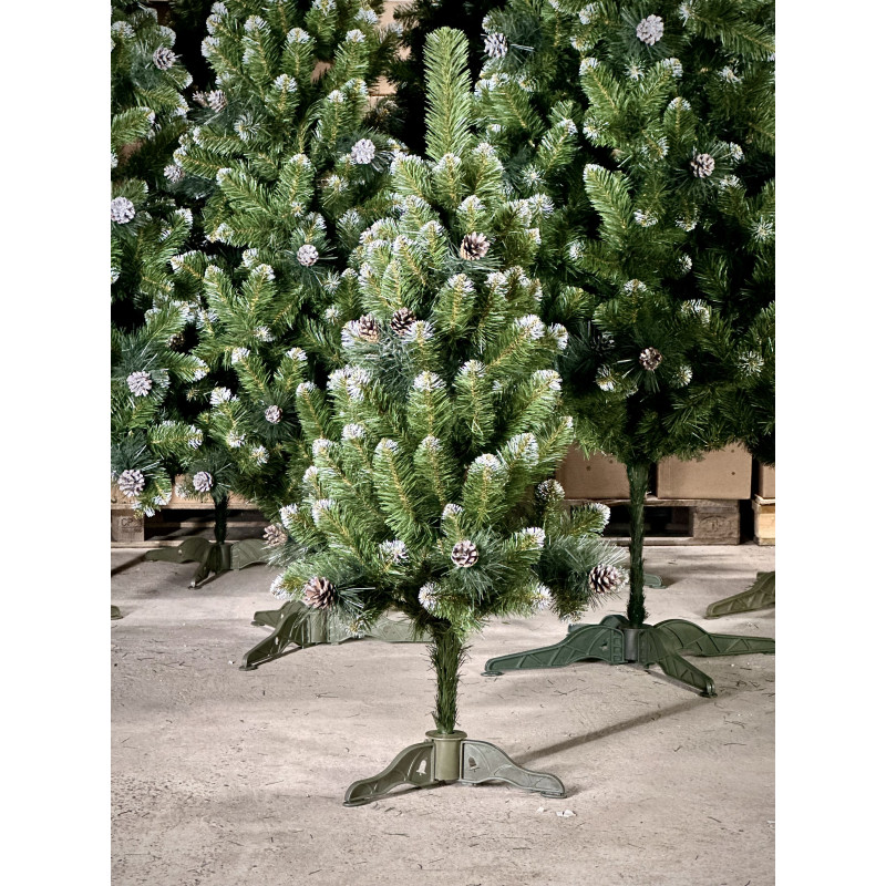 Ялинка із білим напиленням та шишками SNOWY CONE TREE