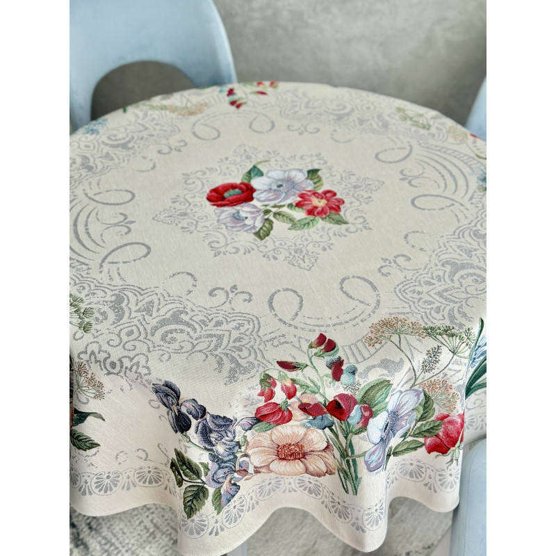 Скатертина гобеленова MANDALAS FLOWERS Limaso