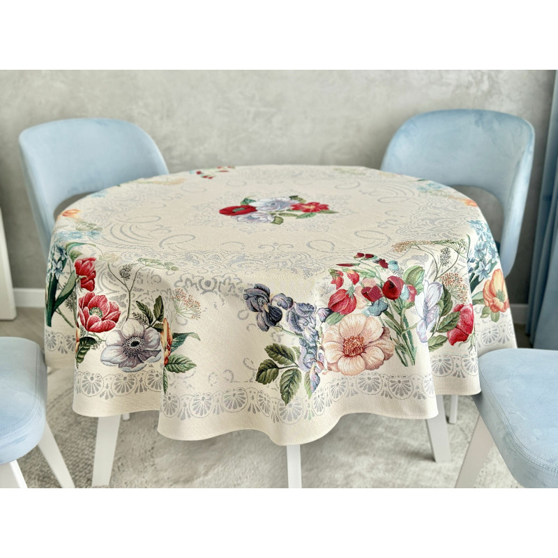 Скатертина гобеленова MANDALAS FLOWERS Limaso