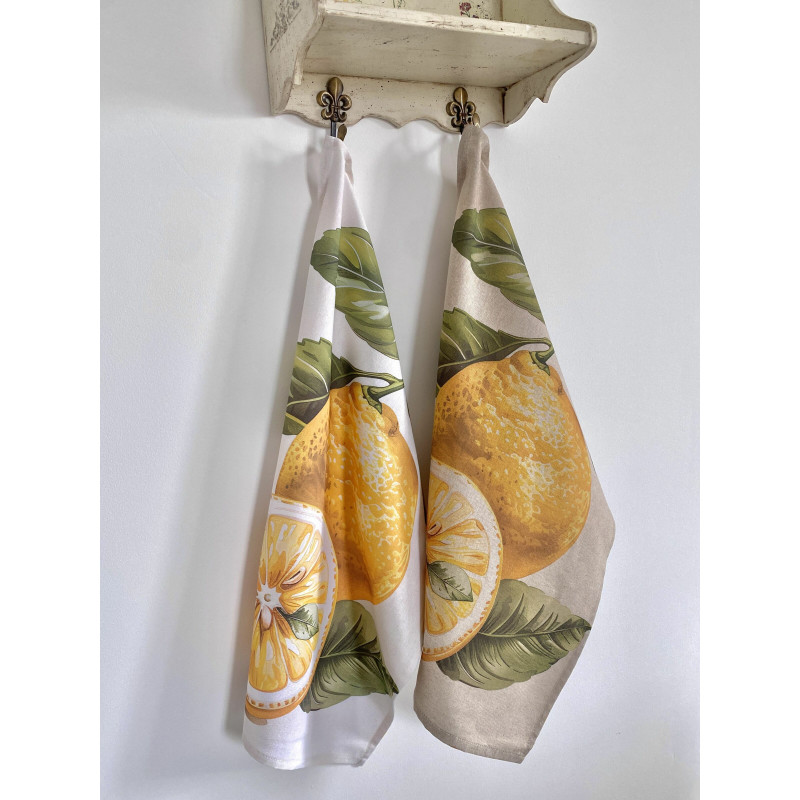 Набір з 2 шт. кухонних рушників "Fresh Lemons" SET TOWELS-09