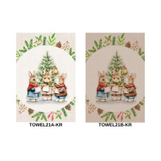 Набір з 2 шт. кухонних рушників "Bunny Choir" SET TOWELS-21