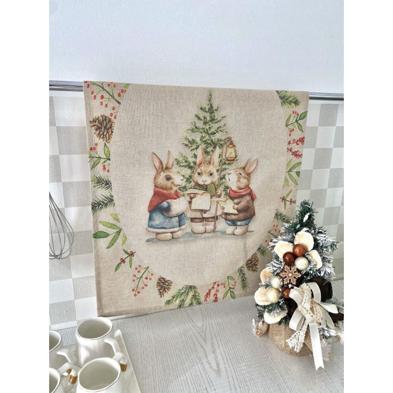 Набір з 2 шт. кухонних рушників "Bunny Choir" SET TOWELS-21