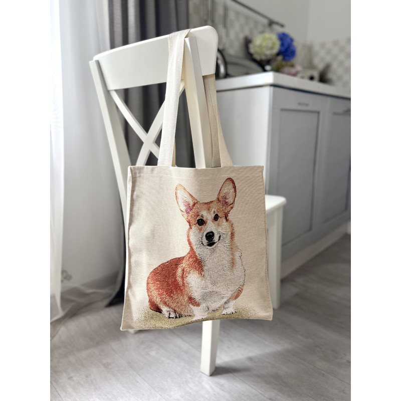Сумка гобеленова CORGI-SM (37x40) Limaso
