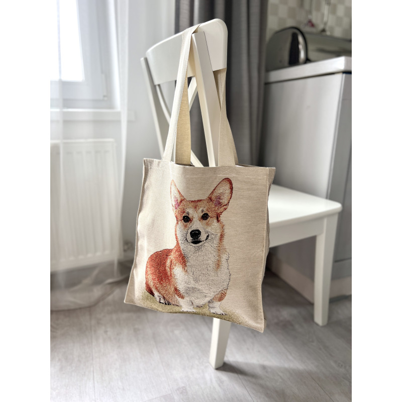 Сумка гобеленова CORGI-SM (37x40) Limaso