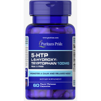 5-HTP, 5-гідрокситриптофан, Puritan's Pride, 100 мг, 60 капсул