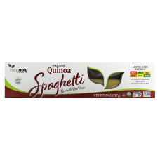 Спагетті з кіноа, Quinoa Spaghetti, NOW Foods, Living NOW, органік, 227 г