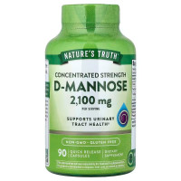 D-манноза, D-Mannose, Nature's Truth, концентрована сила, 2100 мг, 90 капсул швидкого вивільнення (700 мг у капсулі)