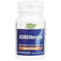 Поддержка надпочечников, ADRENergize®, Nature's Way, 50 капcул