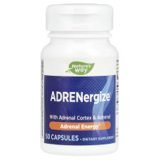 Підтримка надниркових залоз, ADRENergize®, Nature's Way, 50 капсул