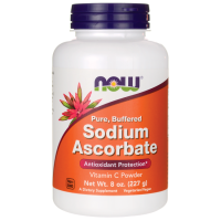 Аскорбат натрію, Sodium Ascorbate, NOW Foods, буферизований порошок, 227 г