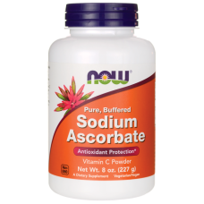 Аскорбат натрия, Sodium Ascorbate, NOW Foods, буферизованный порошок, 227 г.