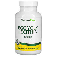 Лецитин яєчний, Egg Yolk Lecithin, Nature's Plus, 300 мг, 180 капсул